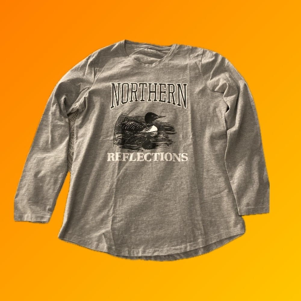 Northern Reflections Grey Longsleeve Tshirt